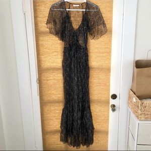 Doen Antoinette Dress- black prairie